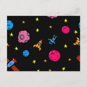 Cartão Postal Padrão de espaço