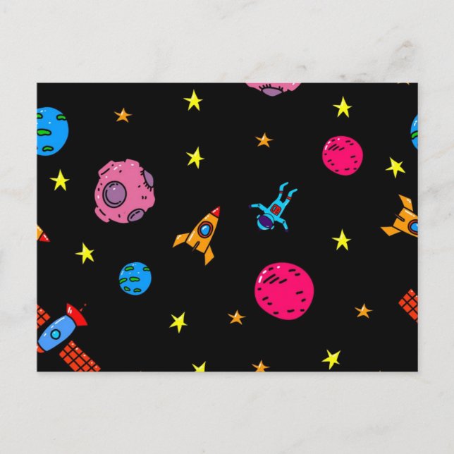 Cartão Postal Padrão de espaço (Frente)