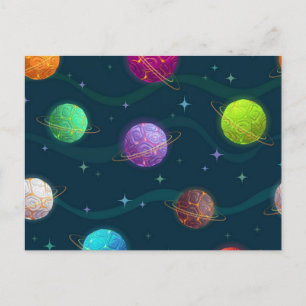 Cartão Postal Padrão de espaço