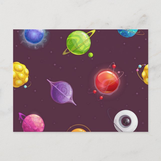 Cartão Postal Padrão de espaço (Frente)