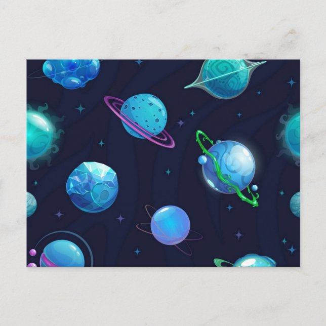 Cartão Postal Padrão de espaço (Frente)
