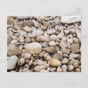 Cartão Postal Padrão de fundo de pebble