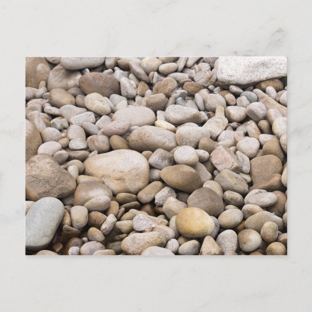 Cartão Postal Padrão de fundo de pebble (Frente)