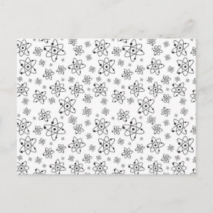 Cartão Postal Padrão de Idade Atômica Retroativa dos Átomos