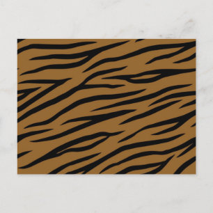 Cartão Postal Padrão de impressão animal
