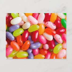Cartão Postal Padrão de jelly beans