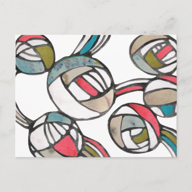 Cartão Postal Padrão de moda de vinda (Frente)