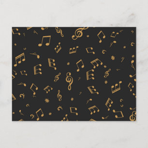 Cartão Postal Padrão de música