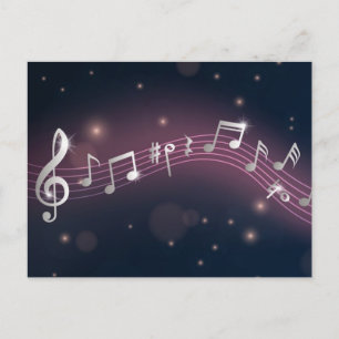 Cartão Postal Padrão de música