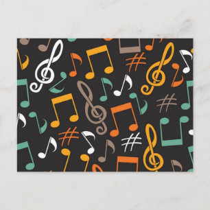 Cartão Postal Padrão de música