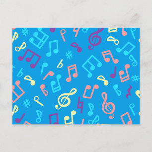 Cartão Postal Padrão de música