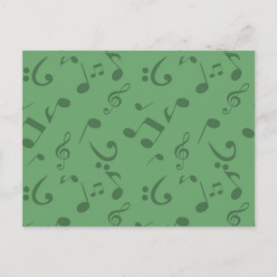Cartão Postal Padrão de música