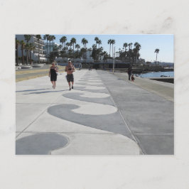 Cartão Postal Padrão de onda na marginal de Pafos, Chipre