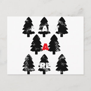 Cartão Postal Padrão de plantar uma árvore