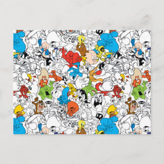 Cartão Postal PADRÃO DE Pop de Cores DO LOONEY TUNES™