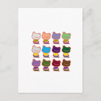 Cartão Postal PADRÃO DE sapo