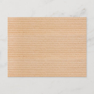 Cartão Postal Padrão de textura de caixa de papelão divertida