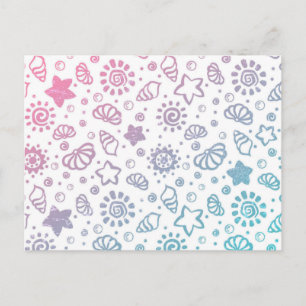 Cartão Postal Padrão de Verão