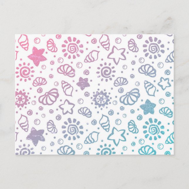 Cartão Postal Padrão de Verão (Frente)