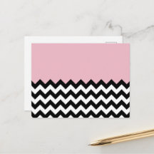 Padrão de ziguezague preto e branco, Chevron, rosa