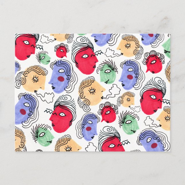 Cartão Postal Padrão do Facebook (Frente)