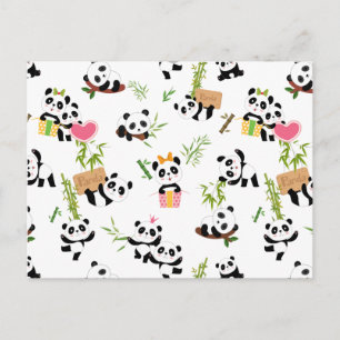 Cartão Postal Padrão do Panda