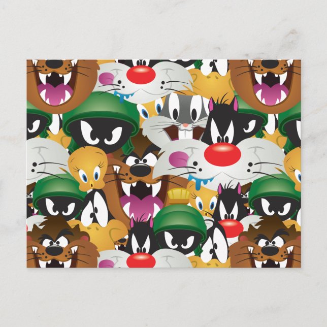 Cartão Postal PADRÃO Emoji LOONEY TUNES™ (Frente)