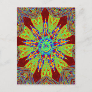 Cartão Postal Padrão étnico africano asiático europeu