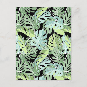 Cartão Postal Padrão Floral da Selva 2