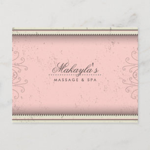Cartão Postal Padrão Floral Russo Personalizado Moderno Elegante