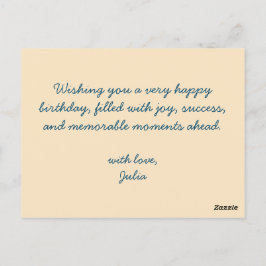 Cartão Postal Padrão Fofo Inspirado em Fogos de Artifício - Cart