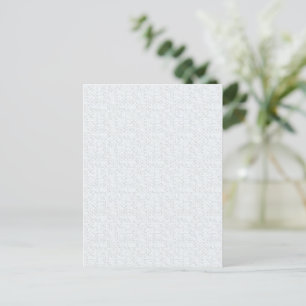 Cartão Postal Padrão Geométrico Floral da Cinza Leve