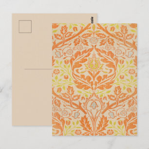 Cartão Postal Padrão Golden Bough de William Morris Arte Vintage