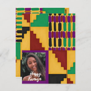 Cartão Postal Padrão Kwanzaa personalizado
