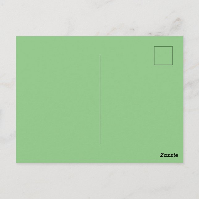 Cartão Postal Padrão Perfeito de Imagem com Marca Personalizada (Verso)