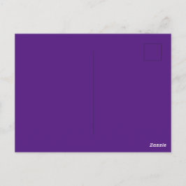 Cartão Postal Padrão Real de Perfeito de Imagem Roxo Personaliza