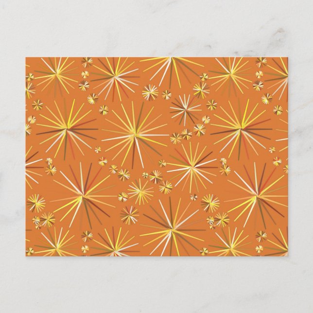 Cartão Postal Padrão Sputnik de meio século, Terracotta (Frente)