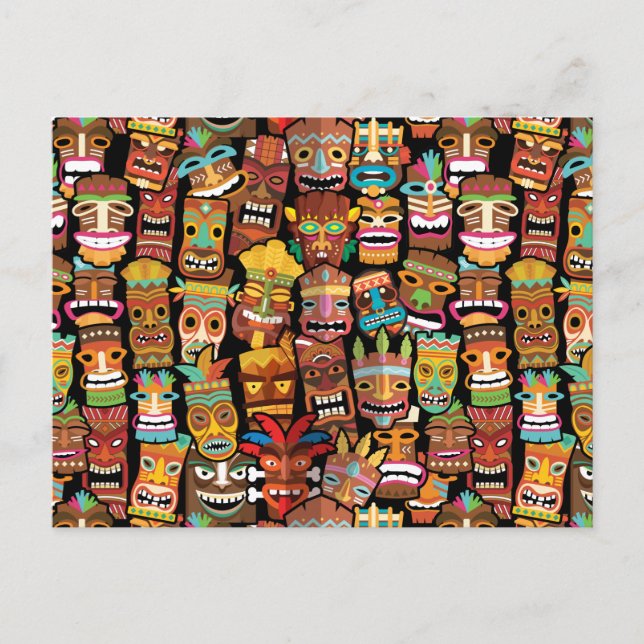 Cartão Postal Padrão TIKI 4 (Frente)