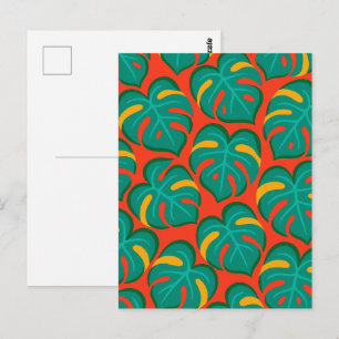 Cartão Postal Padrão Tropical Fiesta