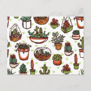 Cartão Postal Padrão vegetal