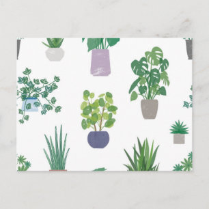 Cartão Postal Padrão vegetal