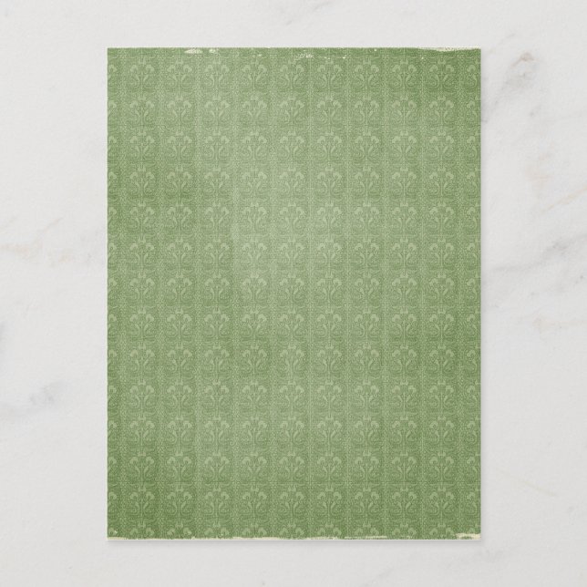Cartão Postal Padrão verde desbotado (Frente)