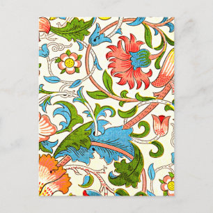 Cartão Postal Padrão vintage colorido