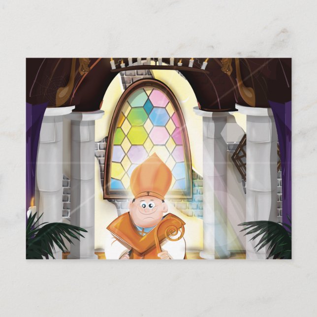 Cartão Postal Padre da Igreja (Frente)