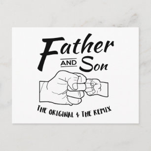 Cartão Postal Padre e Filho