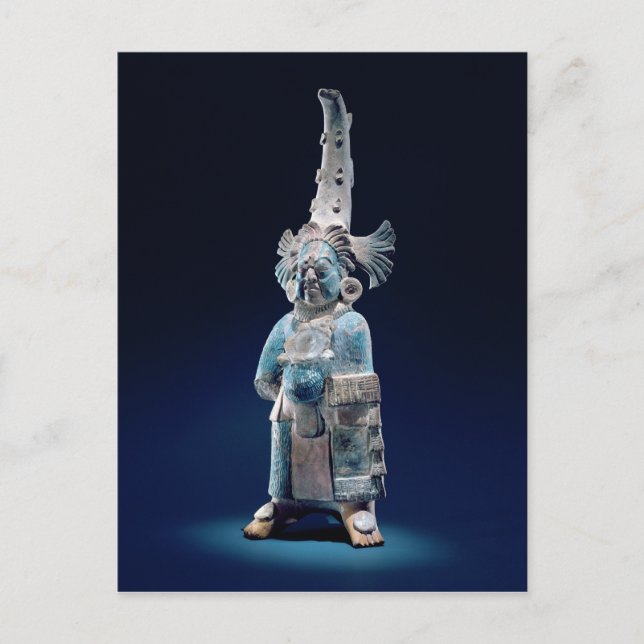 Cartão Postal Padre em túnica cerimonial, Ilha de Jaina (Frente)