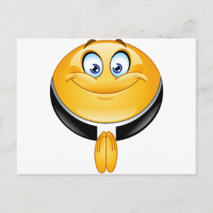 Cartão Postal padre emoji