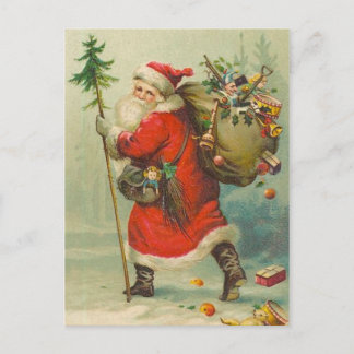 Cartão Postal Padre Natal - Cartaz Vitoriano