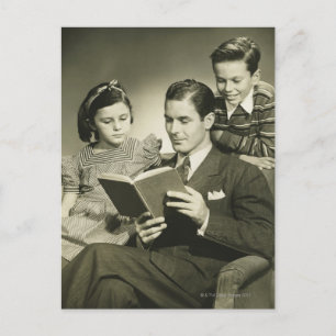 Cartão Postal Padre Reading para Filho
