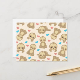 Cartão Postal Padrões De Laminhas, Laminhas Cutas, Corações